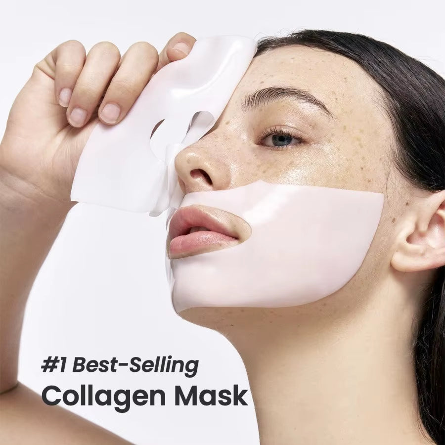 Revitalize Your Skin with Bio Collagen Face Mask - Ultimate Pore Shrinking & Deep Hydration Treatment (Available in 1, 4, or 10 Pcs) for a Refreshing Glow