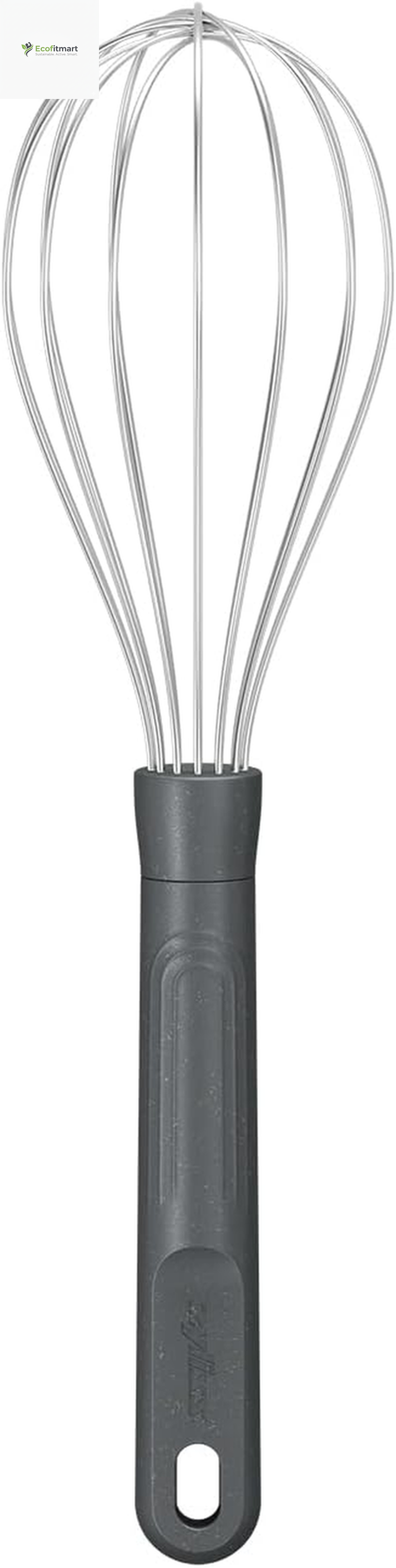 Sustainable Zyliss Medium Hand Whisk - Eco-Friendly Design with Wheat Straw and Stainless Steel