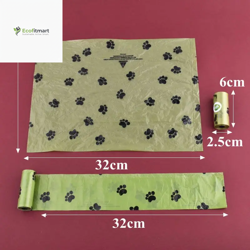 Eco-Friendly Scented Dog Poop Bags - 42 Bulk Roll with Convenient Dispenser