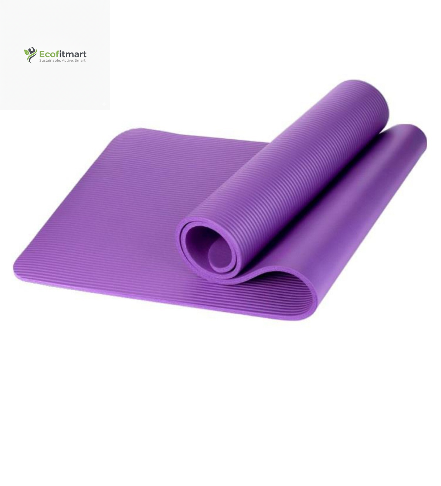 Premium 10mm Non-Slip Yoga Mat - Durable NBR Exercise Mat for Home Fitness and Pilates