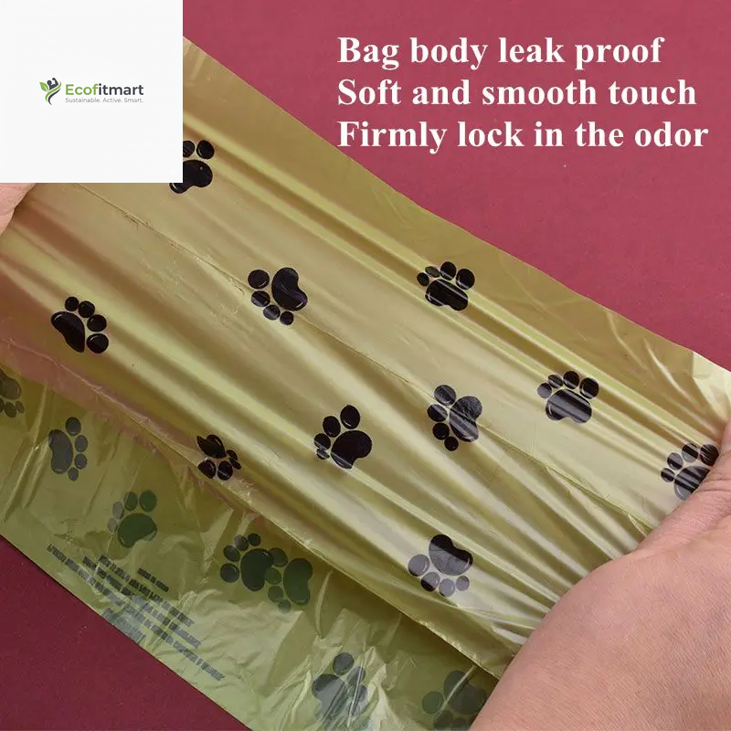 Eco-Friendly Scented Dog Poop Bags - 42 Bulk Roll with Convenient Dispenser