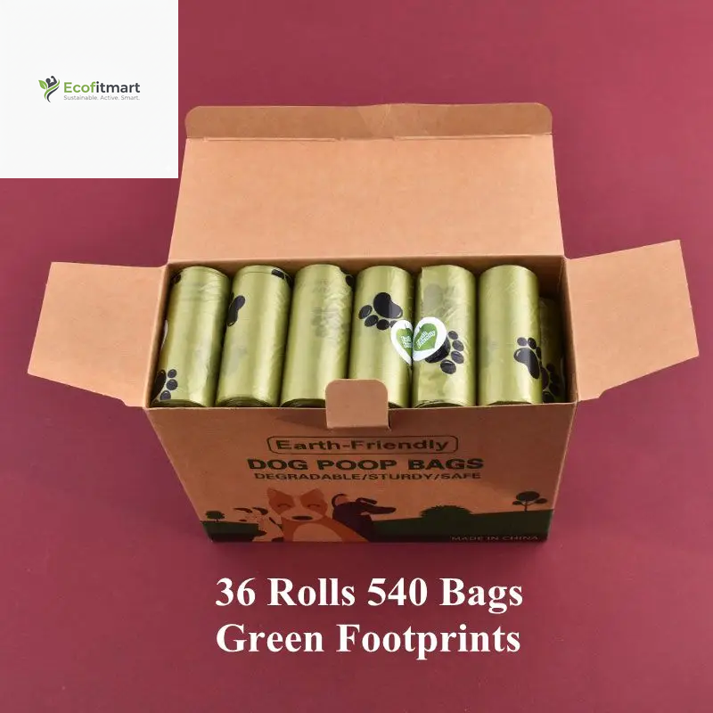 Eco-Friendly Scented Dog Poop Bags - 42 Bulk Roll with Convenient Dispenser