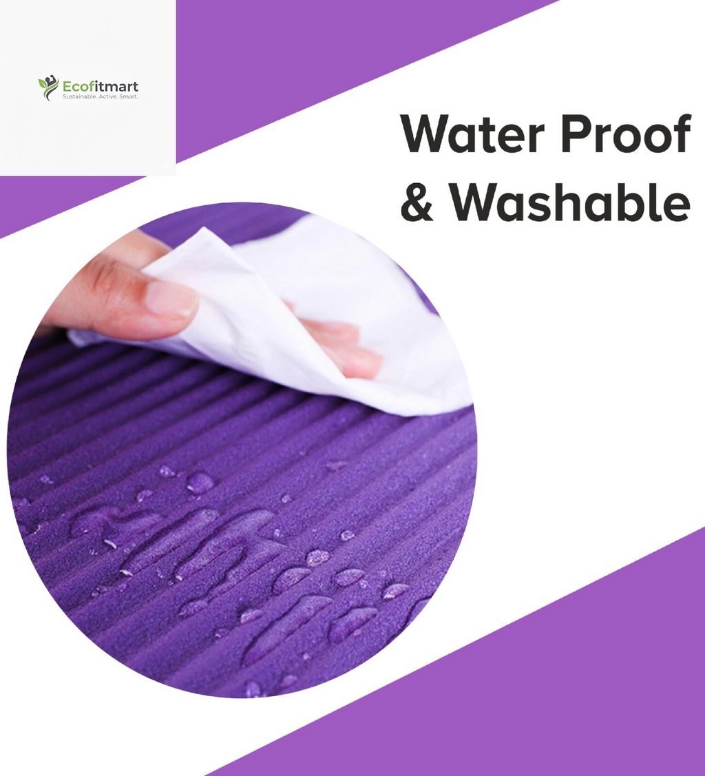 Premium 10mm Non-Slip Yoga Mat - Durable NBR Exercise Mat for Home Fitness and Pilates