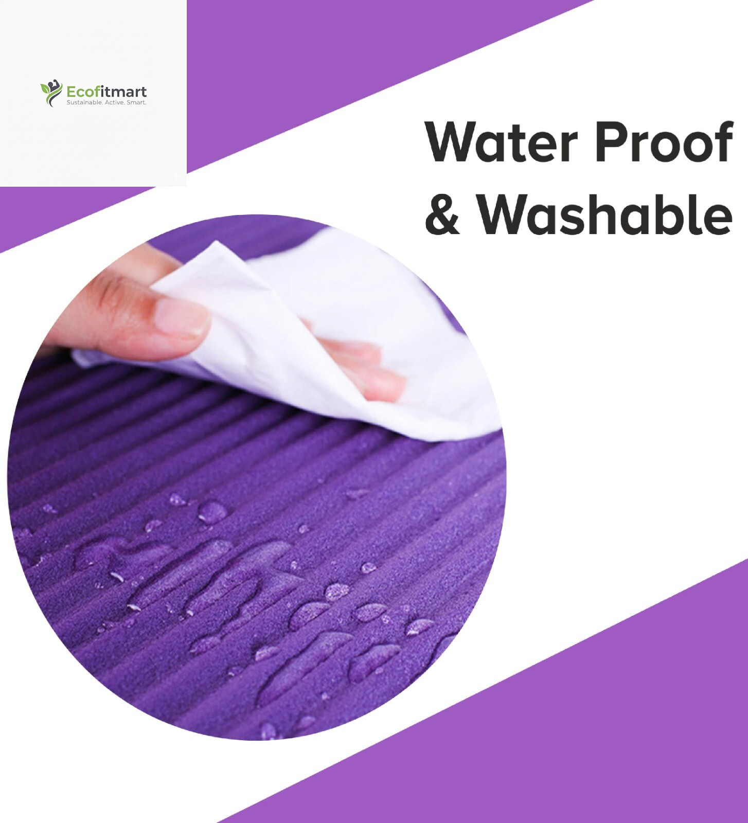 Premium 10mm Non-Slip Yoga Mat - Durable NBR Exercise Mat for Home Fitness and Pilates