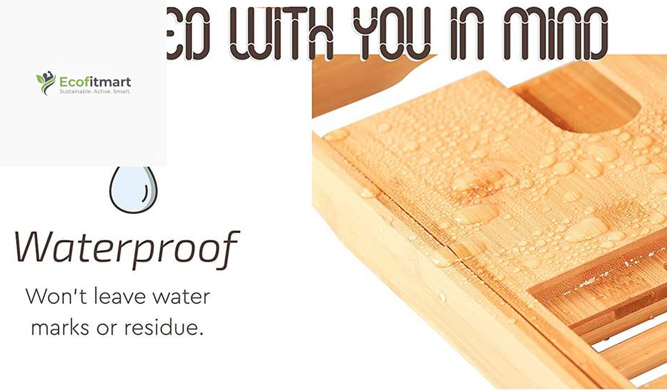 Transform Your Bath into a Spa Oasis with the Adjustable Bamboo Bath Caddy