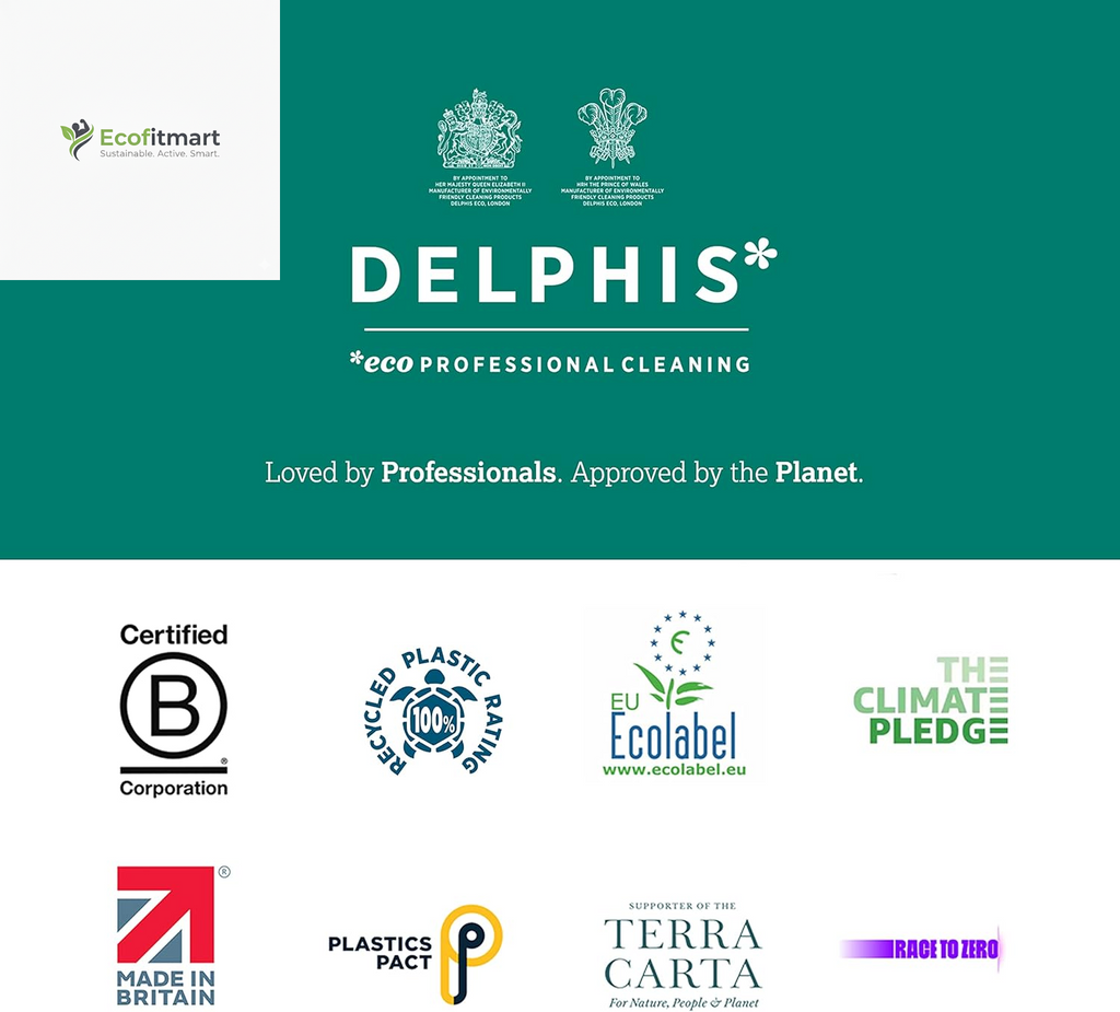 Delphis Eco Bathroom Cleaner 700ml - Experience a Sparkling Clean with Biodegradable & Eco-Friendly Formula!