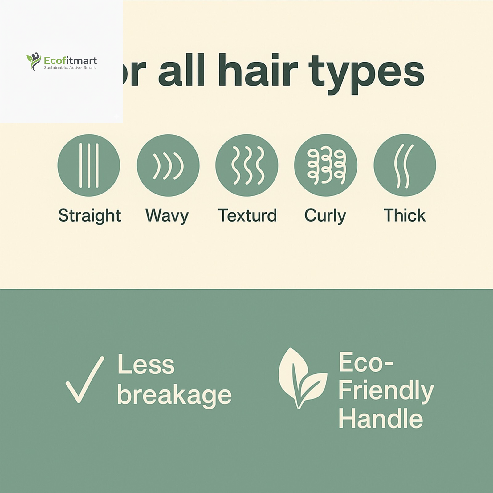 Eco-Friendly Leaf Design Wetbrush Go Green Detangler with Intelliflex Bristles