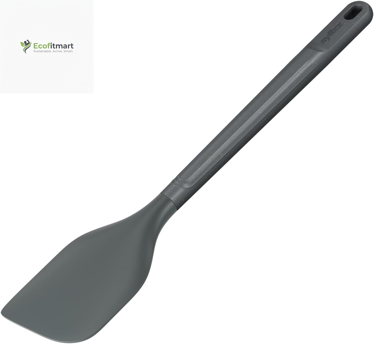 Sustainable Large Zyliss Spatula - Tough Wheat Straw & Silicone for Eco-Conscious Cooking
