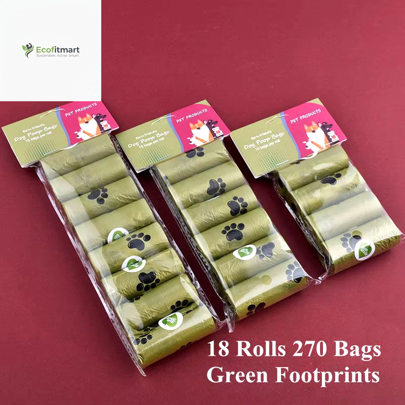 Eco-Friendly Scented Dog Poop Bags - 42 Bulk Roll with Convenient Dispenser