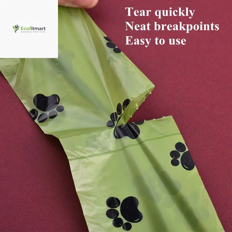 Eco-Friendly Scented Dog Poop Bags - 42 Bulk Roll with Convenient Dispenser
