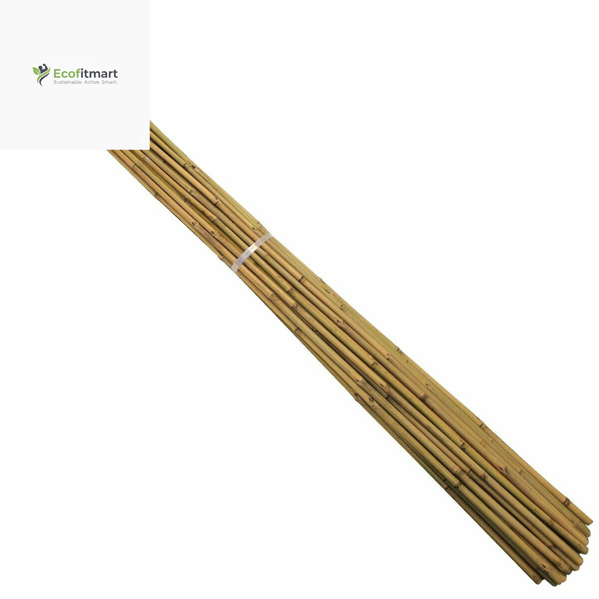 Premium 20-Pack 2FT Bamboo Garden Canes - Durable Plant Support Sticks (6-8MM)