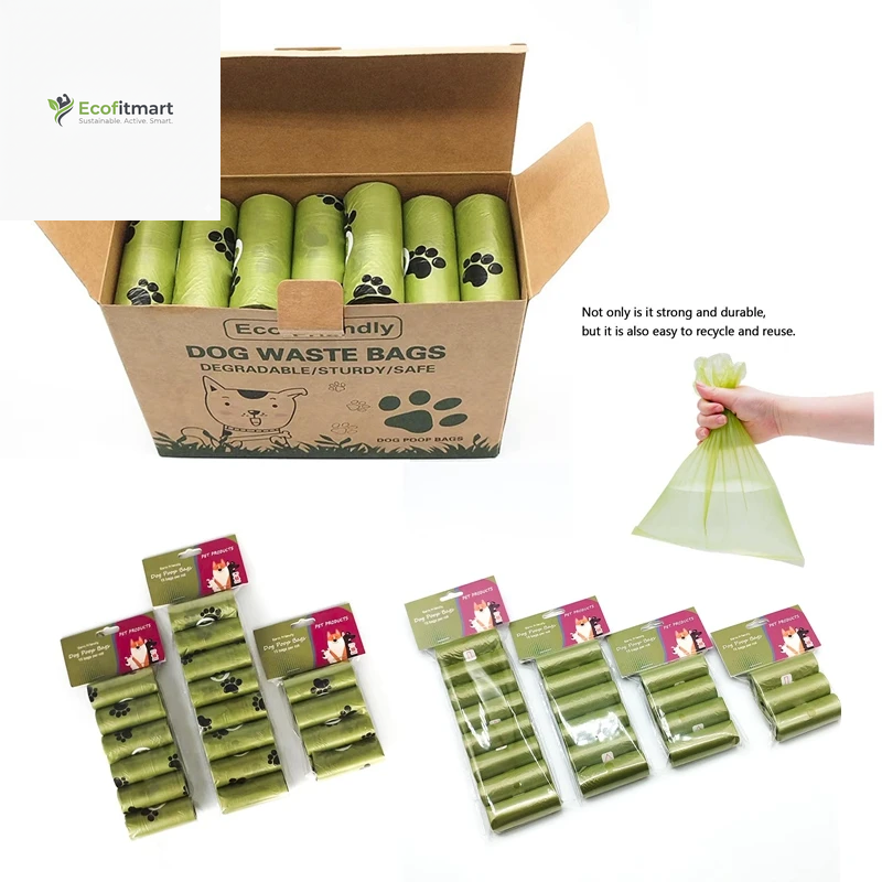 Eco-Friendly Scented Dog Poop Bags - 42 Bulk Roll with Convenient Dispenser