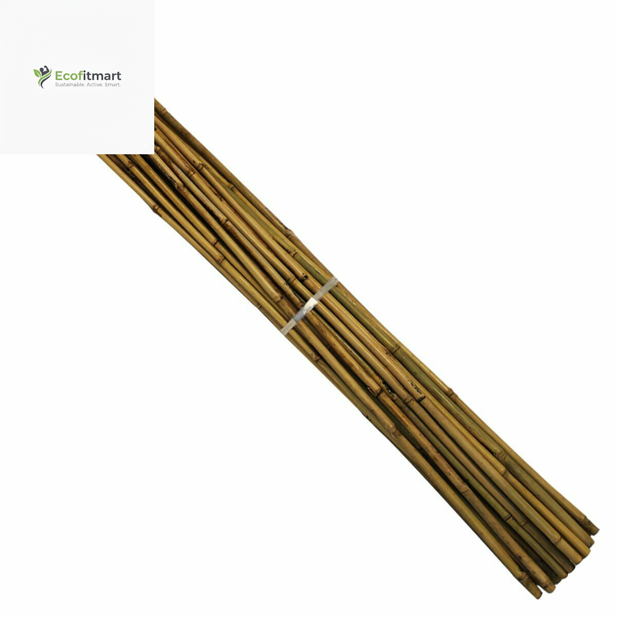 Premium 20-Pack 2FT Bamboo Garden Canes - Durable Plant Support Sticks (6-8MM)