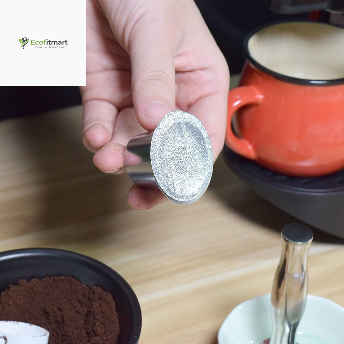 100PCS Reusable Aluminum Foil Lids – Eco-Friendly Brewing Solution for Capsules & Filters