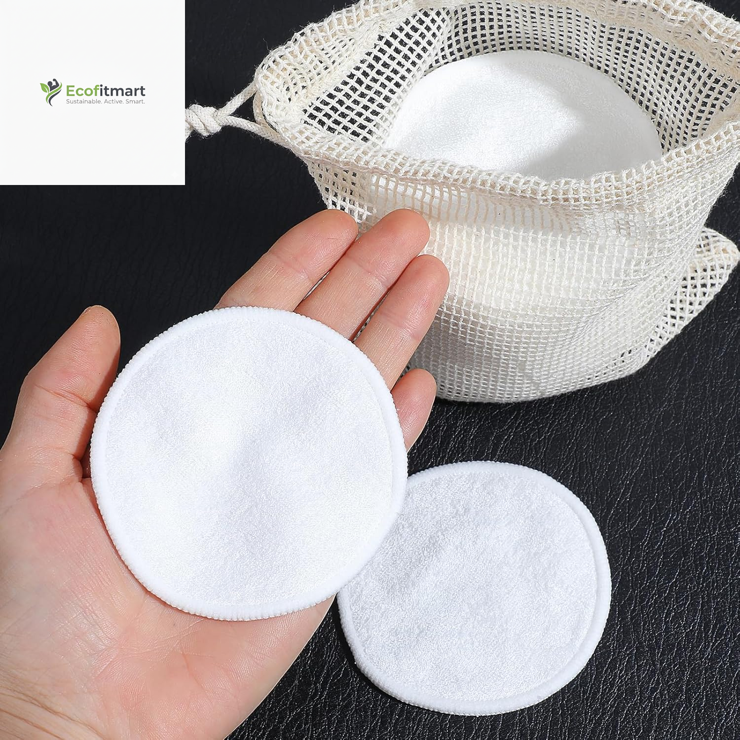 Reusable Eco-Friendly Makeup Remover Pads – 31 Soft Cotton Face Pads for Effortless Cleansing