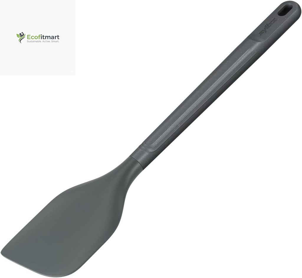 Sustainable Large Zyliss Spatula - Tough Wheat Straw & Silicone for Eco-Conscious Cooking