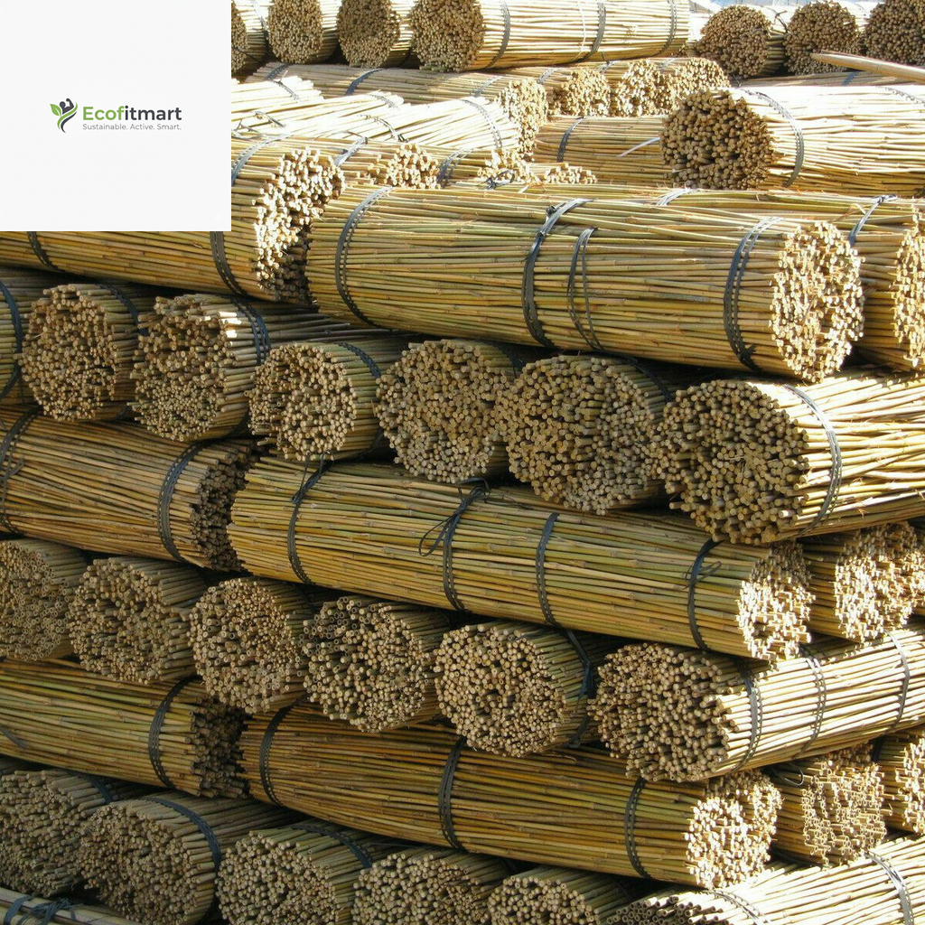 Premium 20-Pack 2FT Bamboo Garden Canes - Durable Plant Support Sticks (6-8MM)